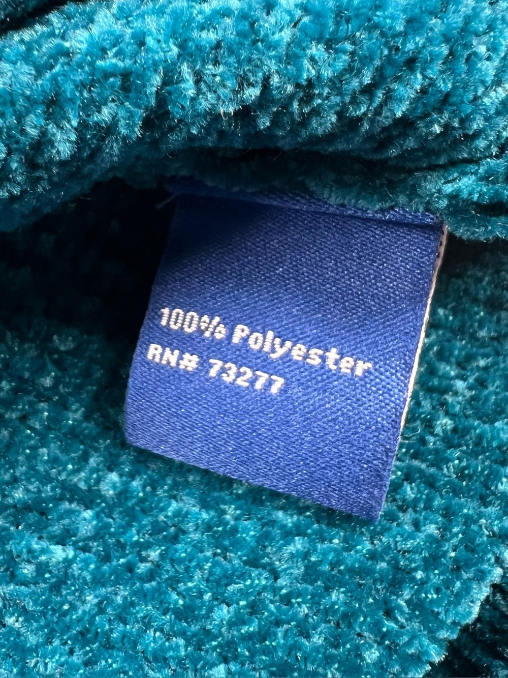 Apt 9 Sweater V Neck Blue Chenille NWT Soft Comfy Pullover Casual Women's Large - Picture 5 of 10